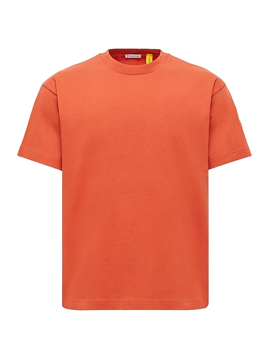 Men's Moncler x Gilga Farm by Donald Glover Crew-Neck T-Shirt in Cotton - Orange - Size XXL