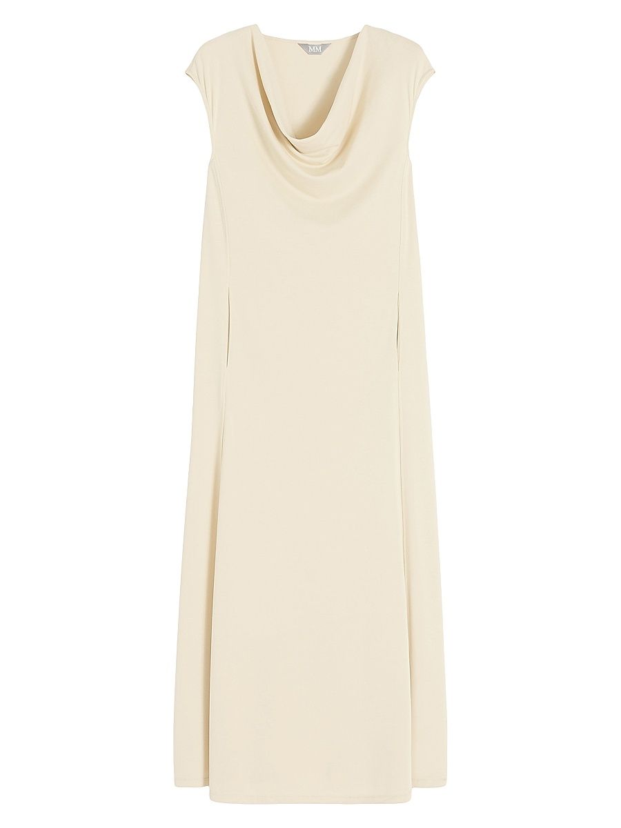 Women's Flowing Modal Jersey Dress - Milk - Size XL