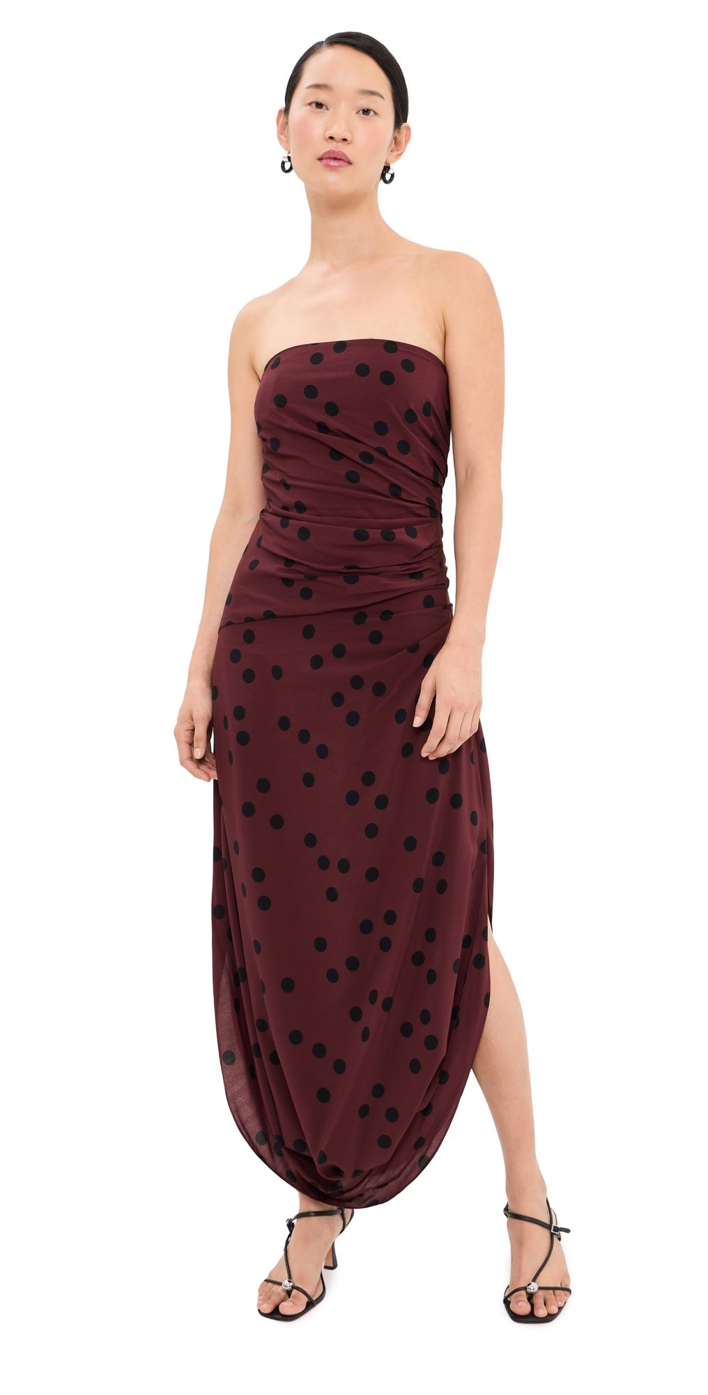 Proenza Schouler Nayara Dress Espresso Multi 8