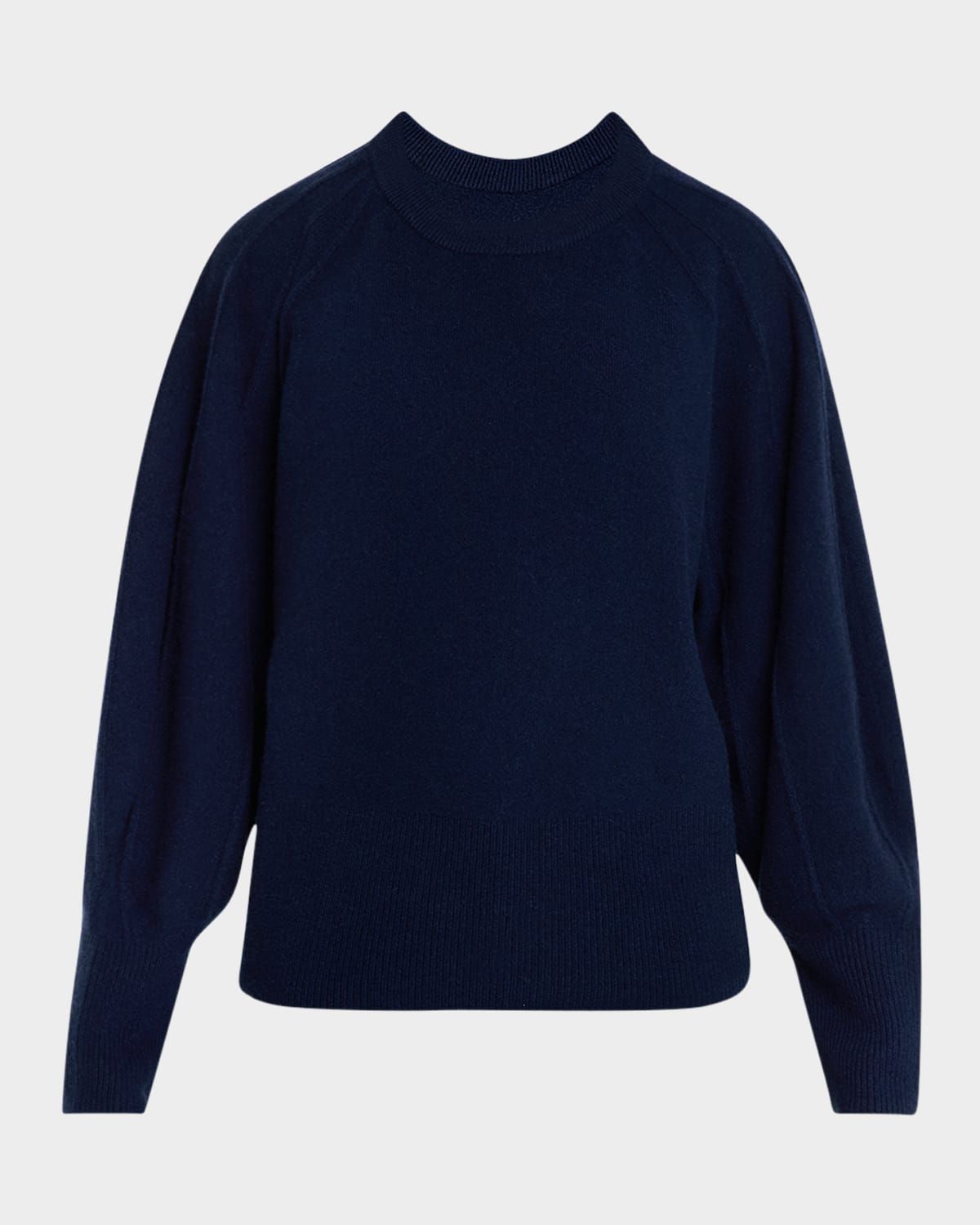 Cashmere-Silk Crewneck Sweater