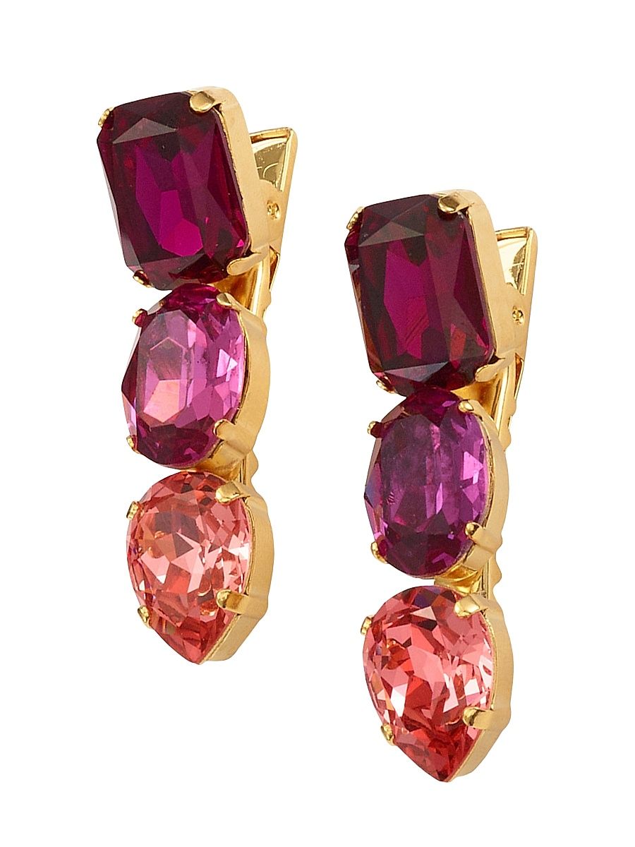 Women's Mika 2-Piece Crystal Clips - Blush