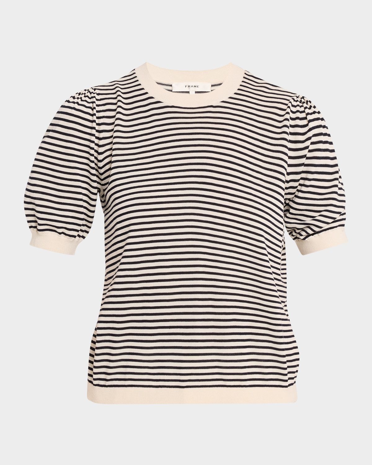 The Striped Puff-Sleeve Tee