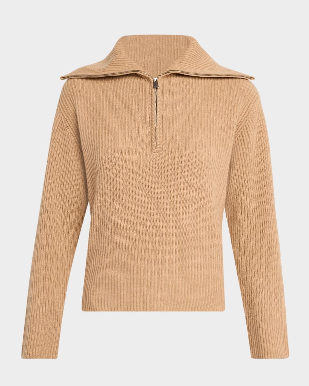 Landry Cashmere Zip Sweater