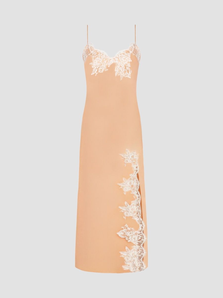 Lise Charmel Women's Splendeur Soie Maxi Dress - Splendeur Peche - Size Large