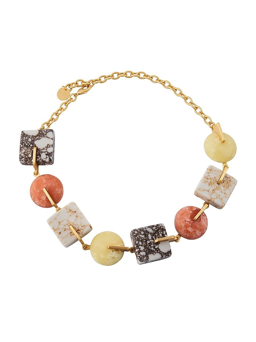 Women's Laguna Resin & Goldtone Statement Choker