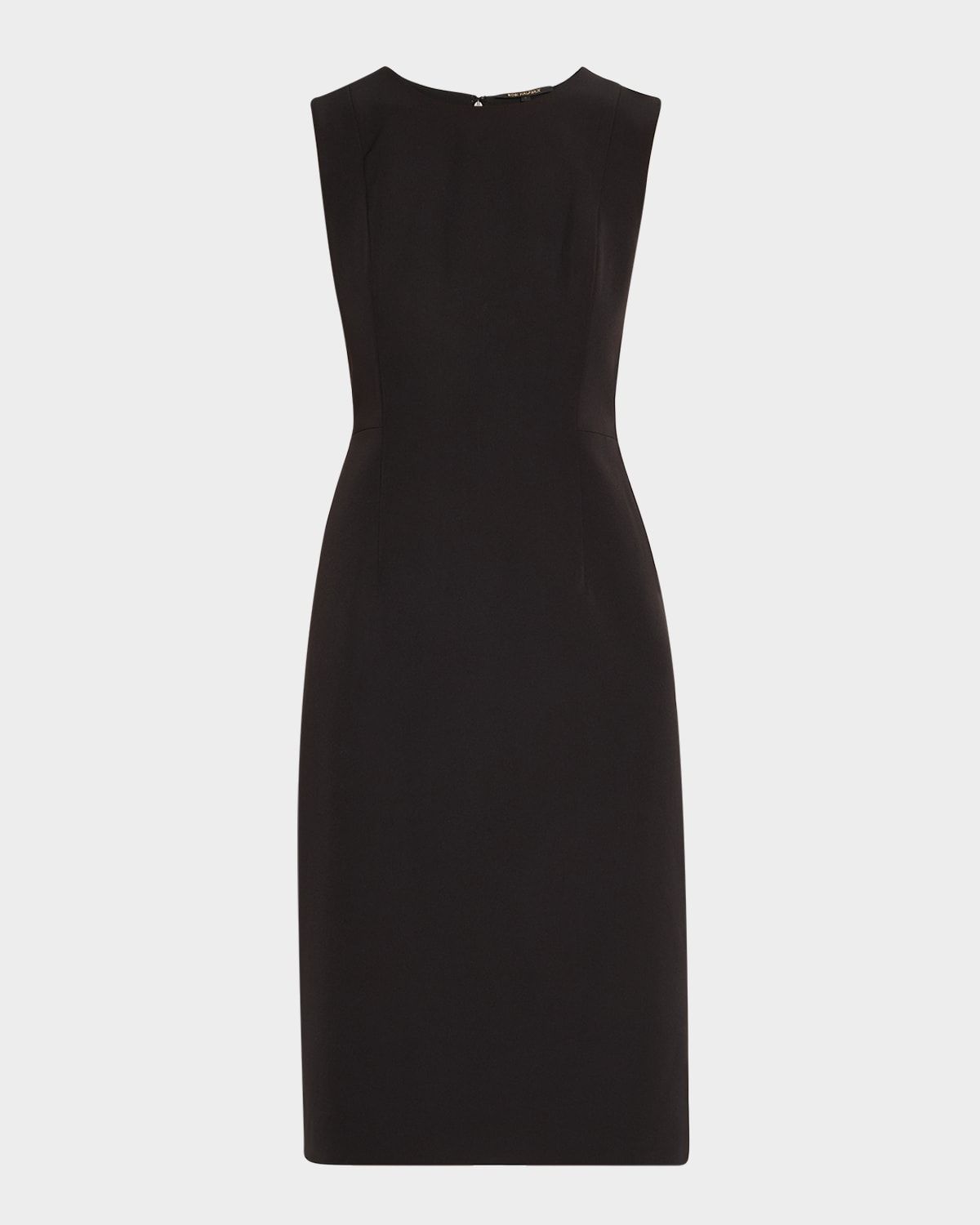 Meridian Sleeveless Twill Midi Dress