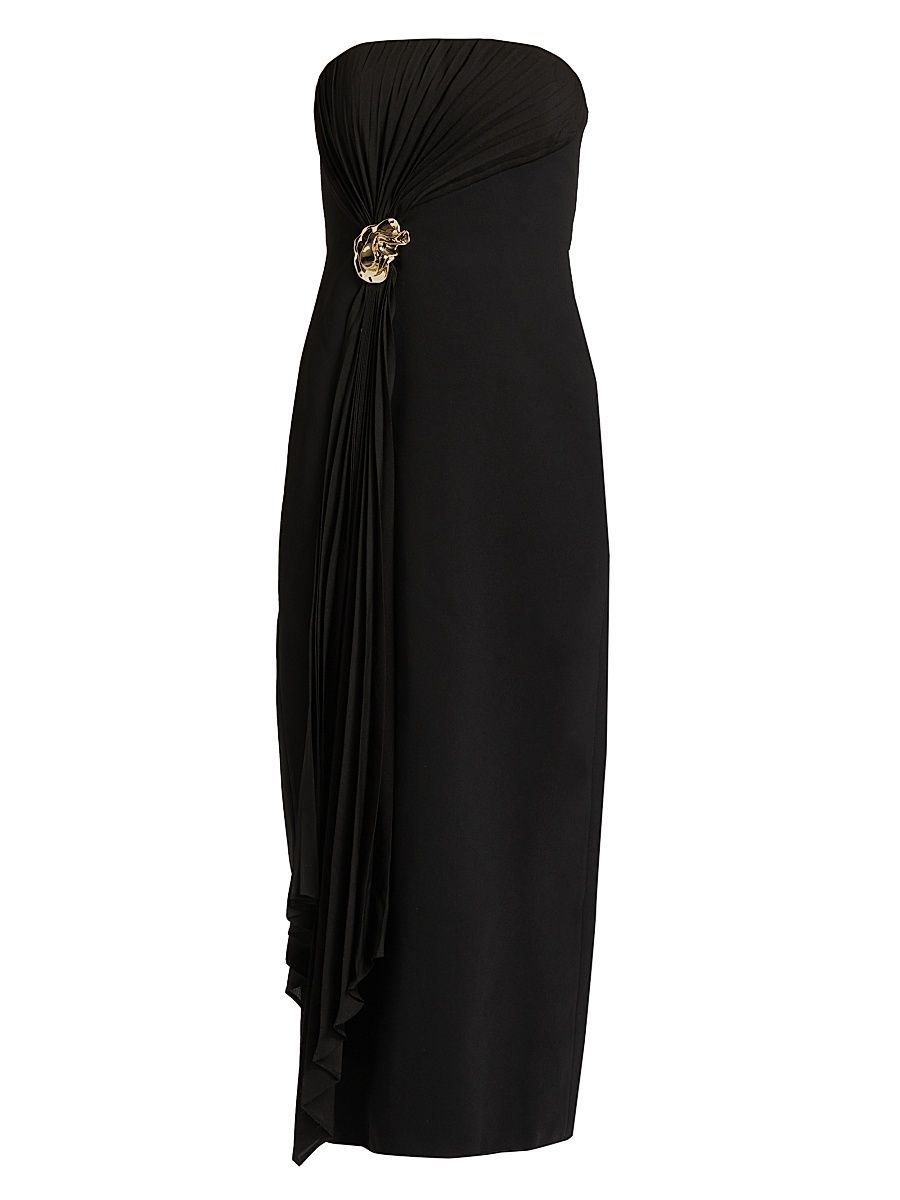 Women's Whitnell Bandeau Midi-Dress - Black - Size 12