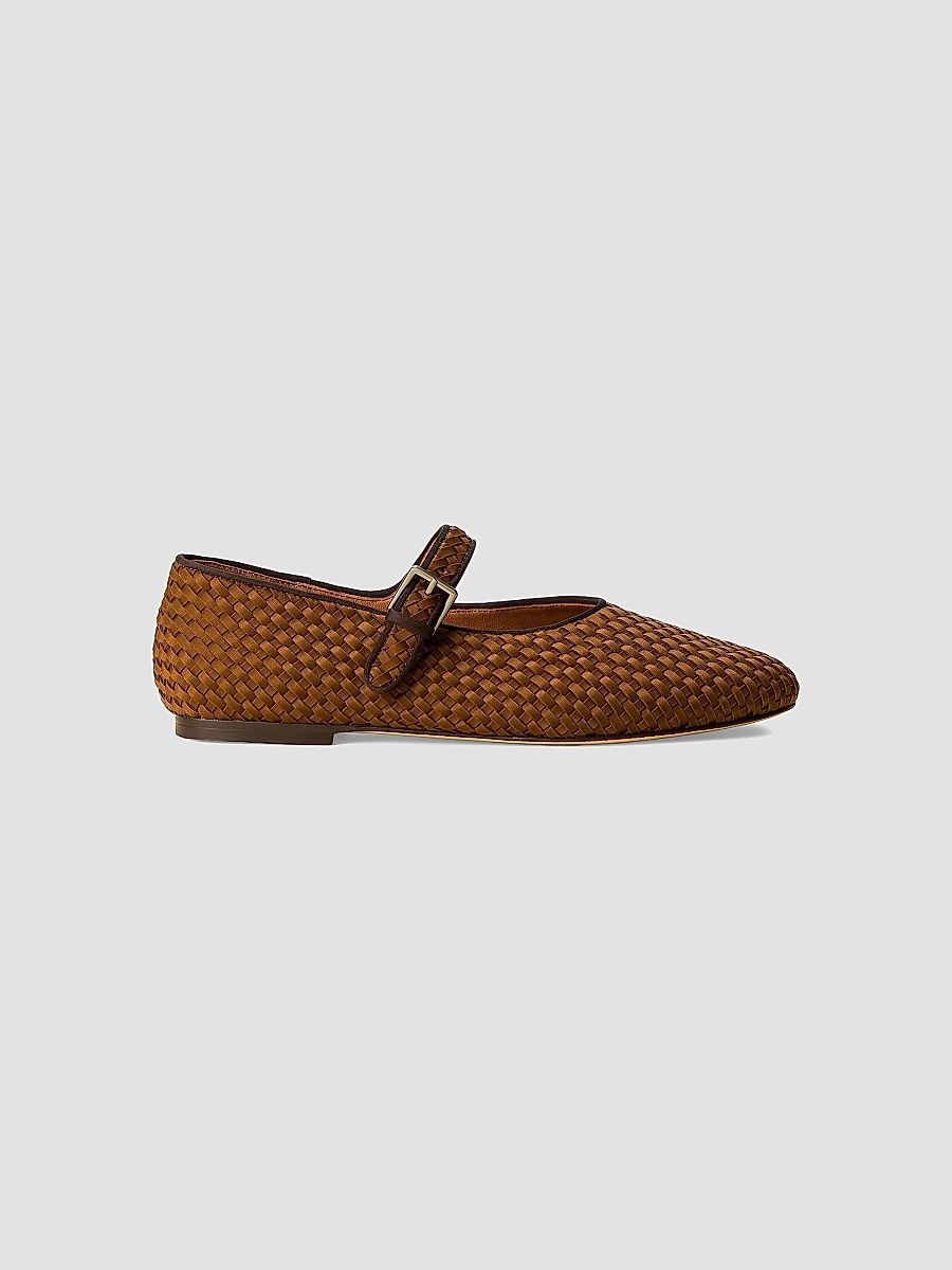Naghedi Women's Marais Mary Jane Flats - Teak - Size 5