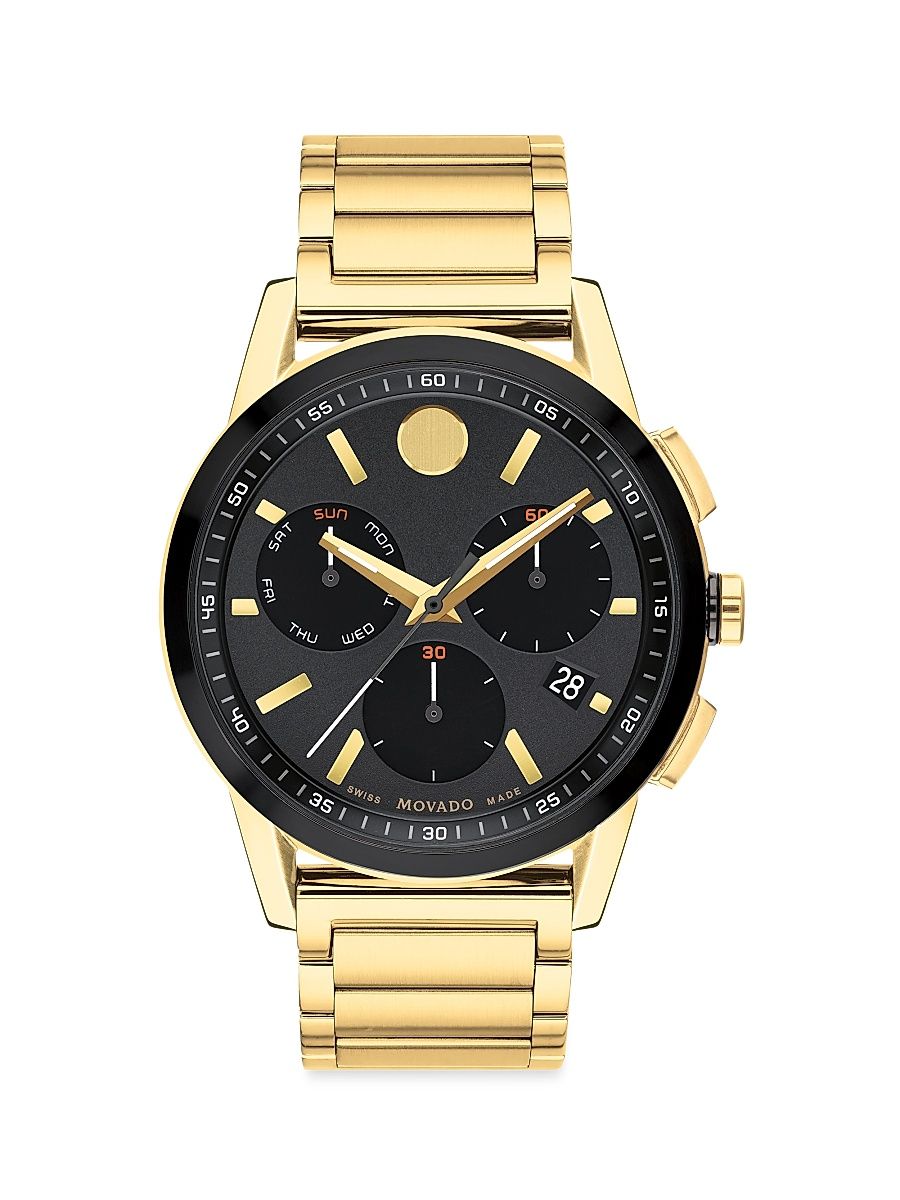 Men's Museum Sport Goldtone Watch - Gold