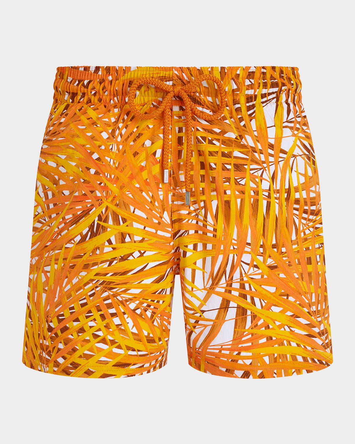 Men & apos;s Palm Leaves Swim Shorts