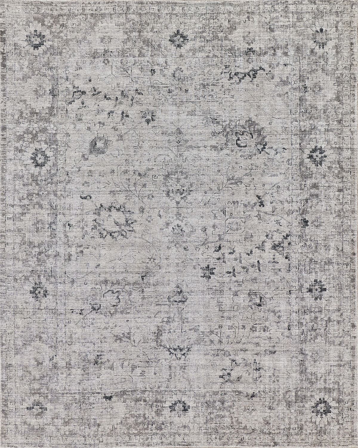 Cambridge Hand-Loomed Gray & Silver Rug