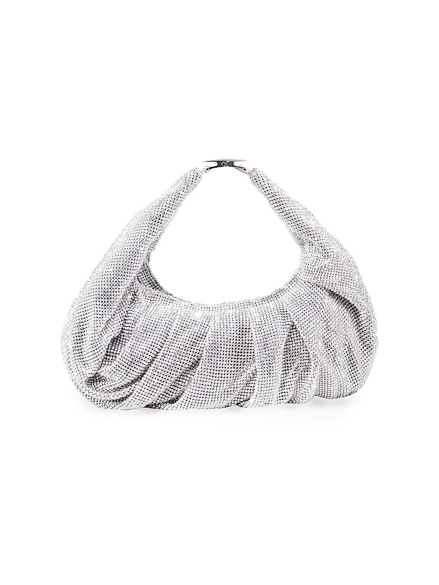 Women's Yennefer Embellished Bag - Crystal On Silver