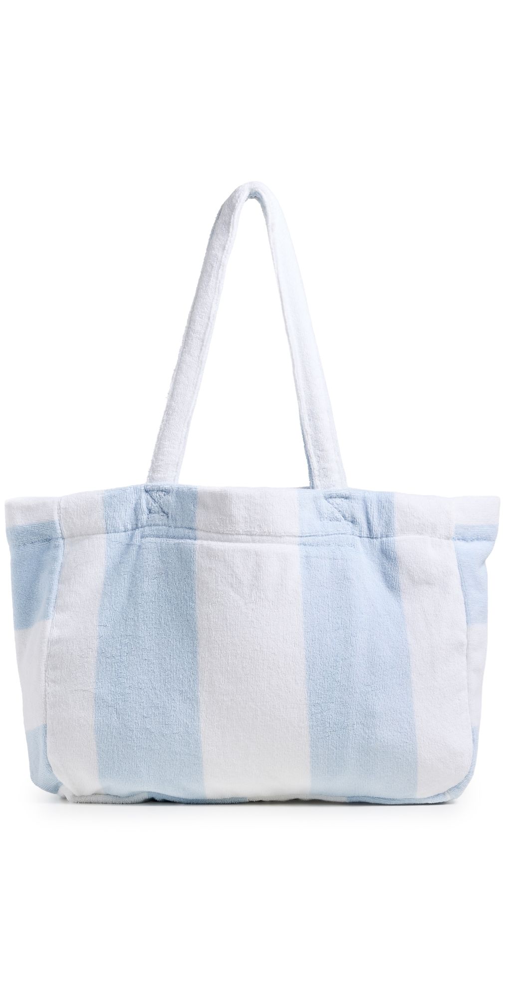 Weezie Looped Terry Beach Tote Cabana Blue One Size