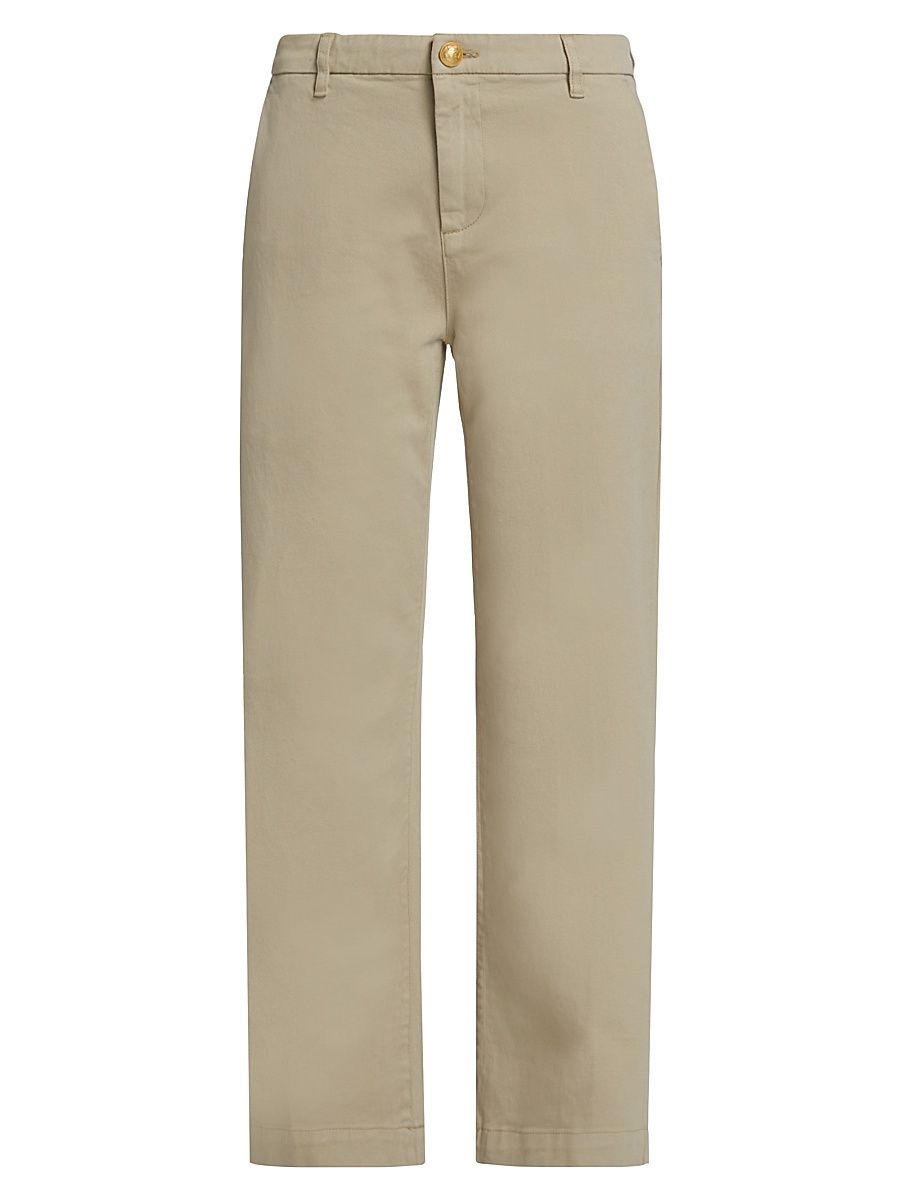 Women's Hope Stretch-Cotton Straight-Fit Pants - Taupe - Size 16