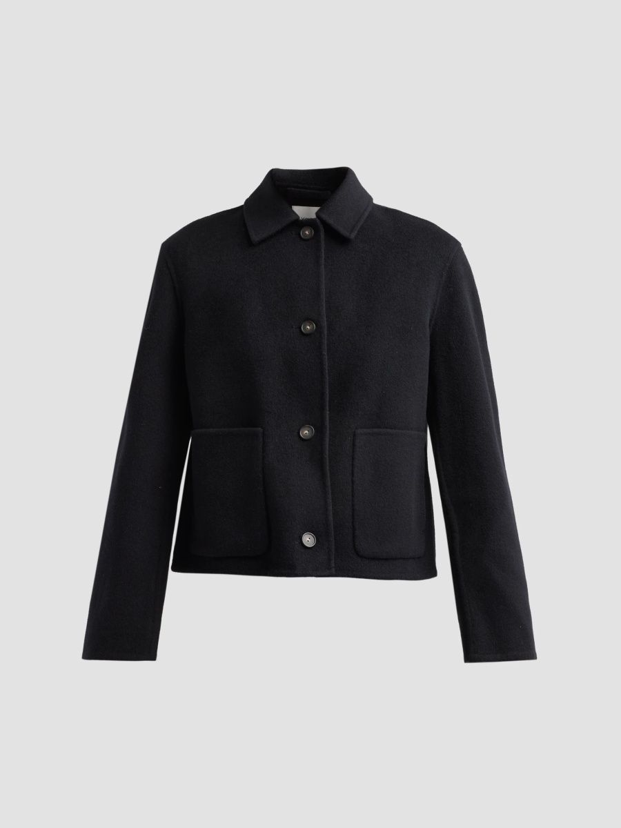 Vince Women's Wool-Cashmere Jacket - Black - Size XXS