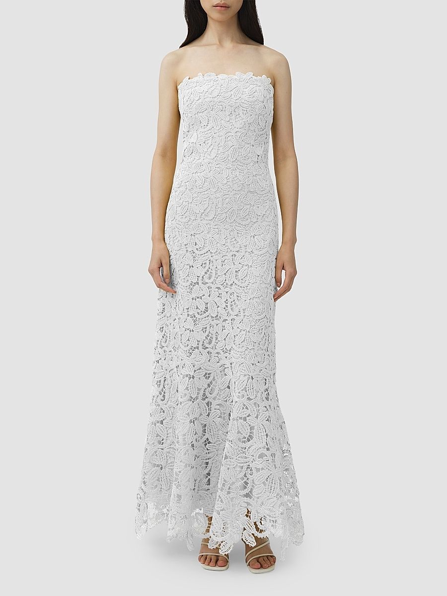 Women's Sera Bustier Maxi Dress - Ivory - Size XL