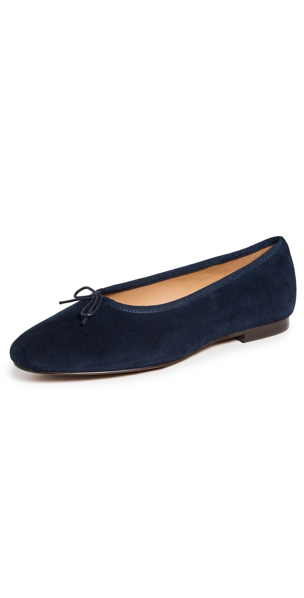 Madewell The April Ballet Flat in Suede Deep Indigo 11