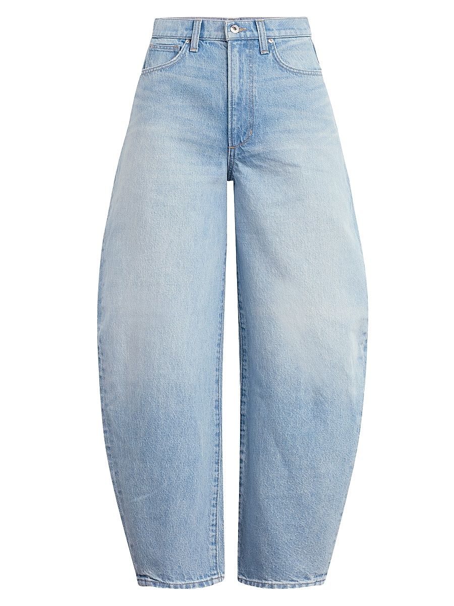 Women's The Billie Barrel-Leg Jeans - Gossamer - Size 31