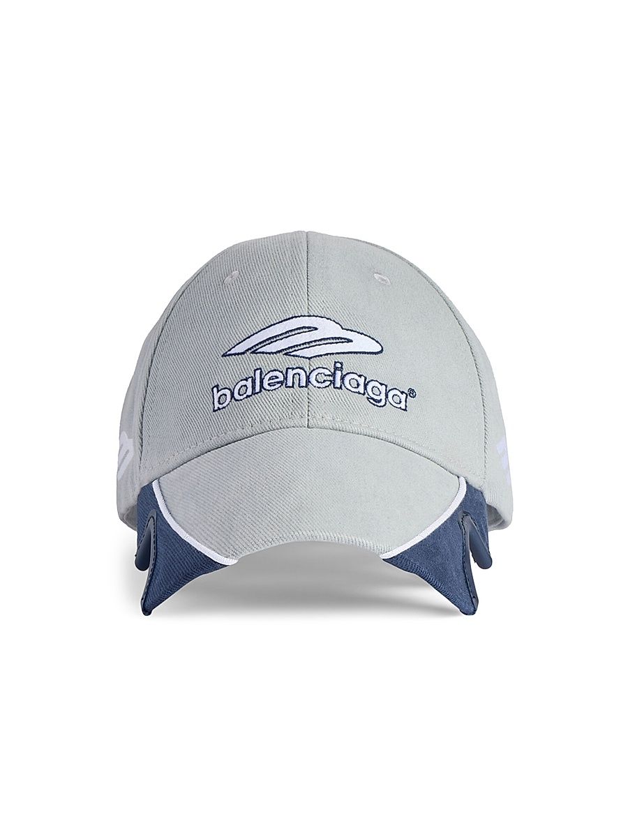 Men's 3B Football Cap - Light Grey Blue - Size Medium