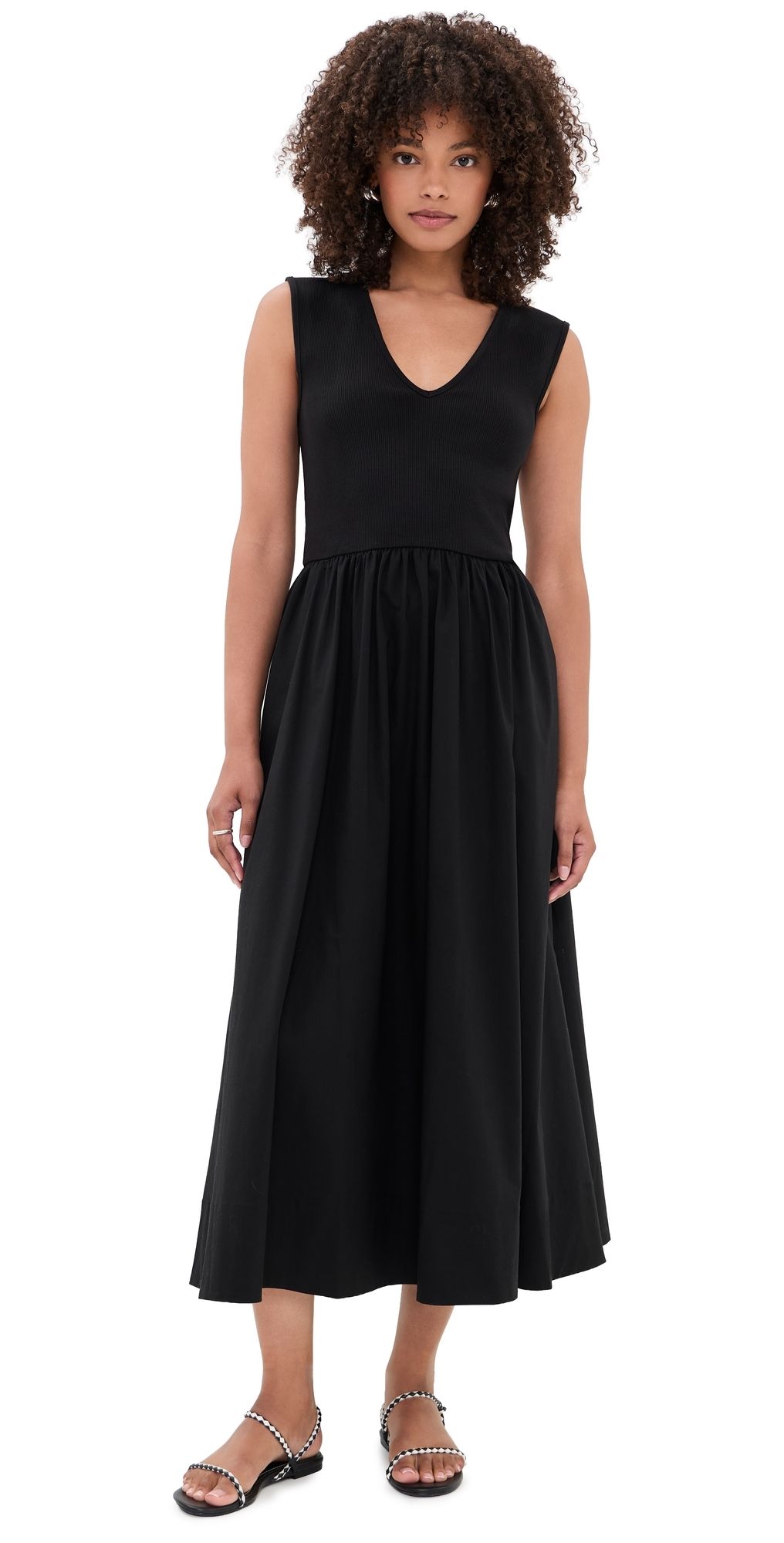 Sold Out NYC The V Neck RSVP Dress Black M