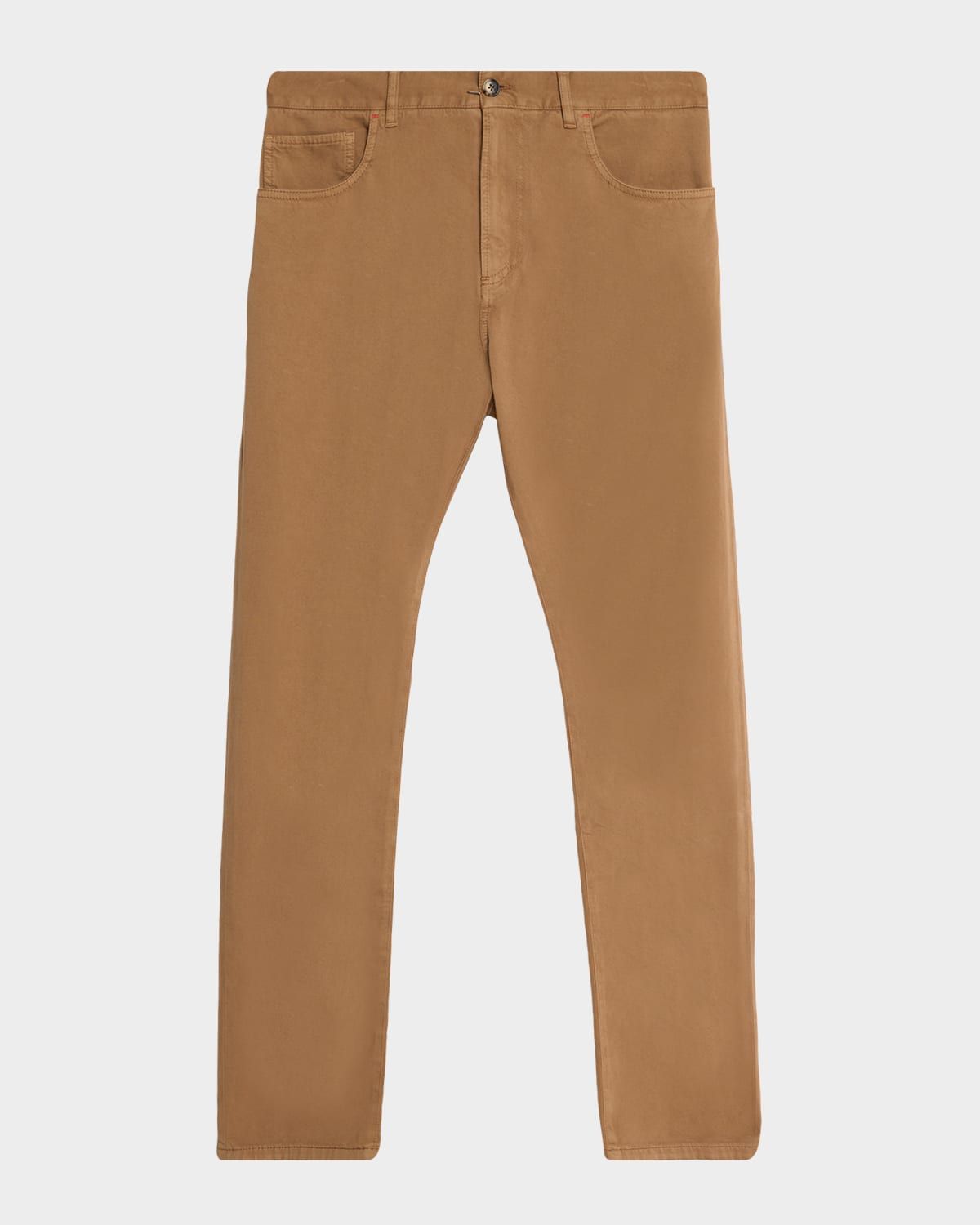 Men & apos;s Cashmere-Cotton Slim 5-Pocket Pants