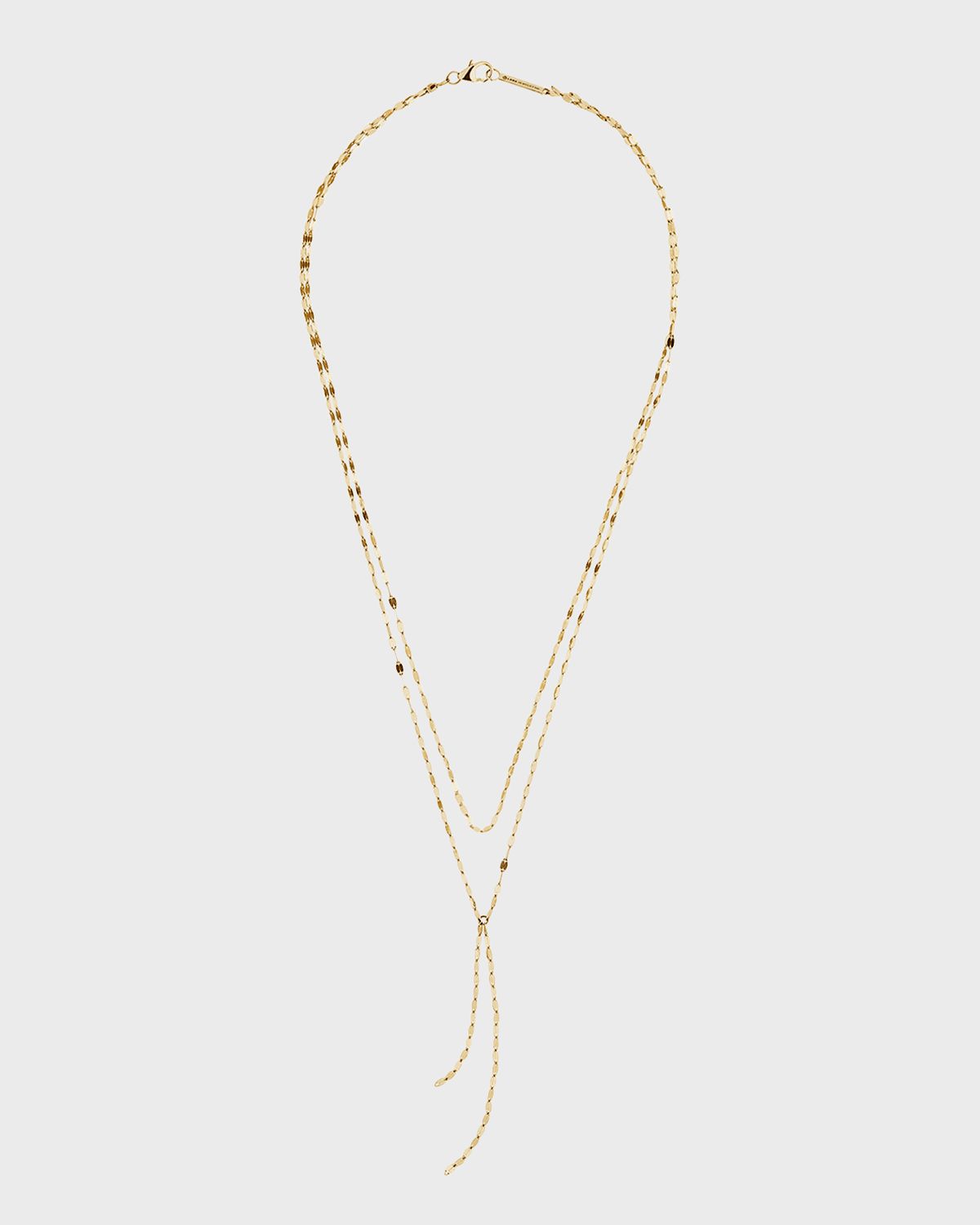 14K Gold Reverse Blake Necklace, 16"L