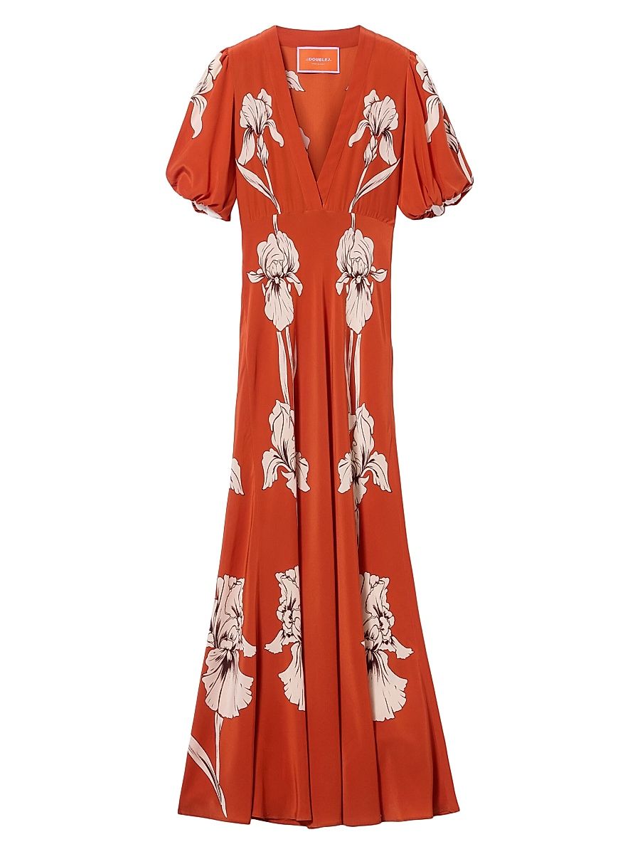 Women's Marlene Dress - Place Dark Orange - Size XL