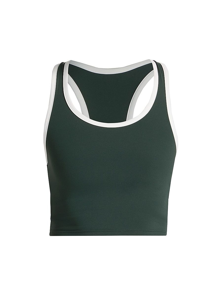 Women's Amber Racerback Bralette - Military White - Size Medium