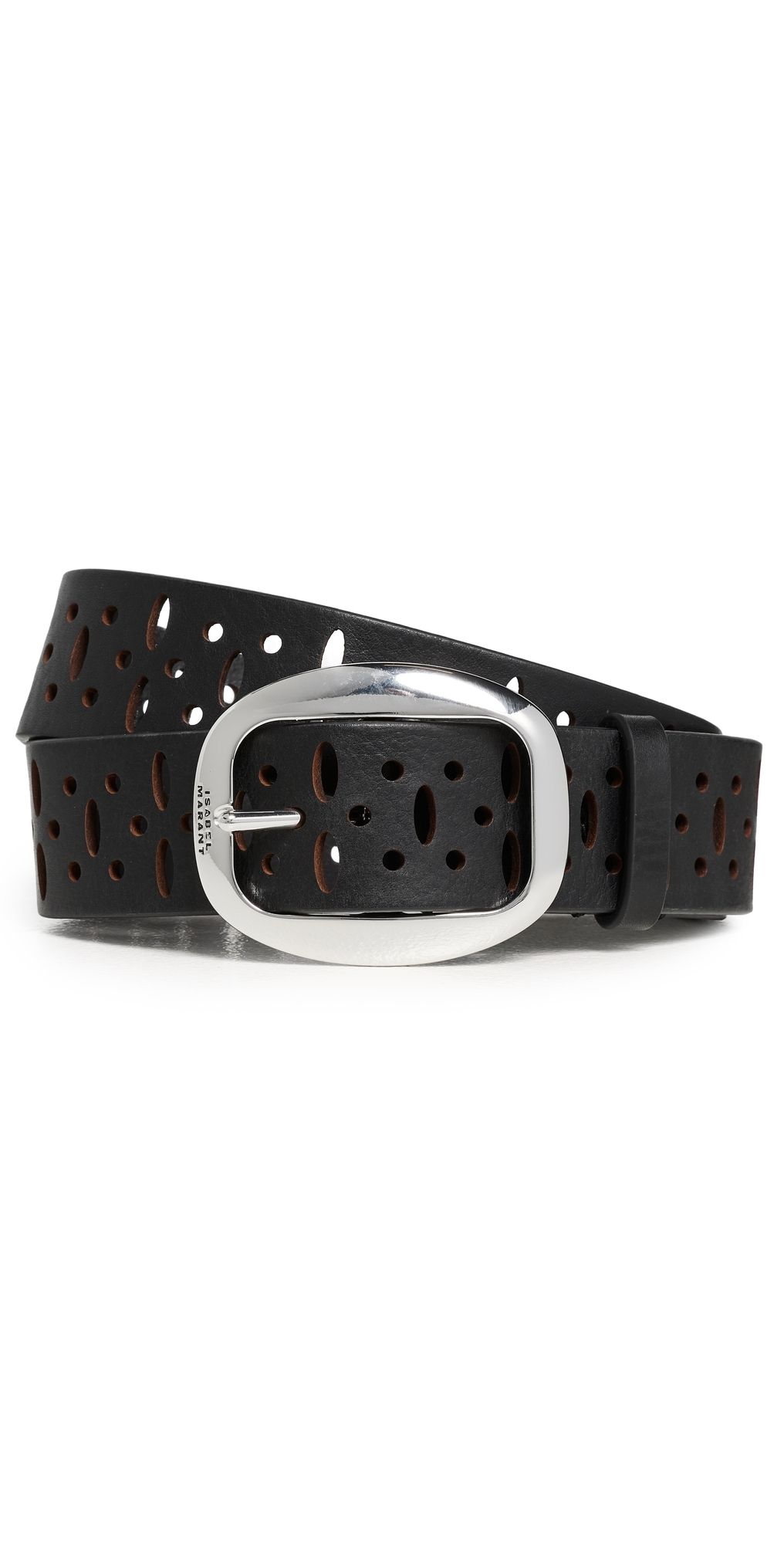 Isabel Marant Dara Cutout Belt Black/Silver 90
