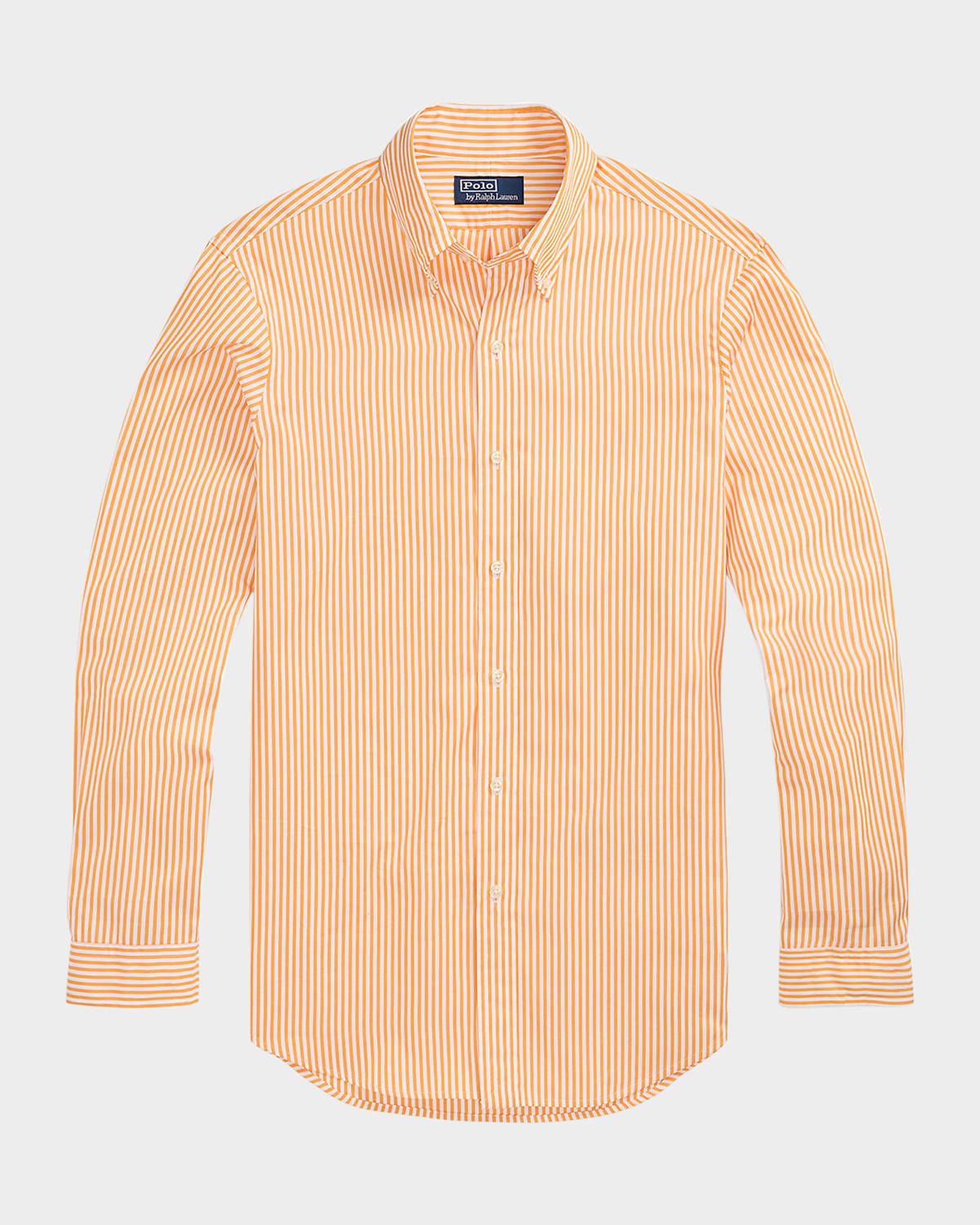 Men & apos;s Classic-Fit Stripe Poplin Shirt