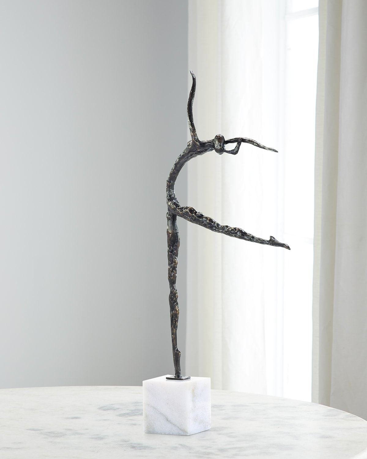 Arabesque 23" Sculpture on Marble Base