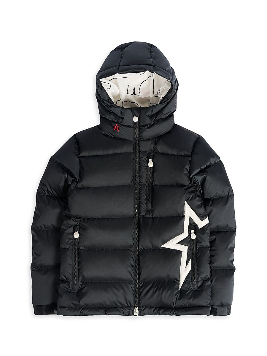 Little Kid's & Kid's Super Mojo Puffer Jacket - Black - Size 4