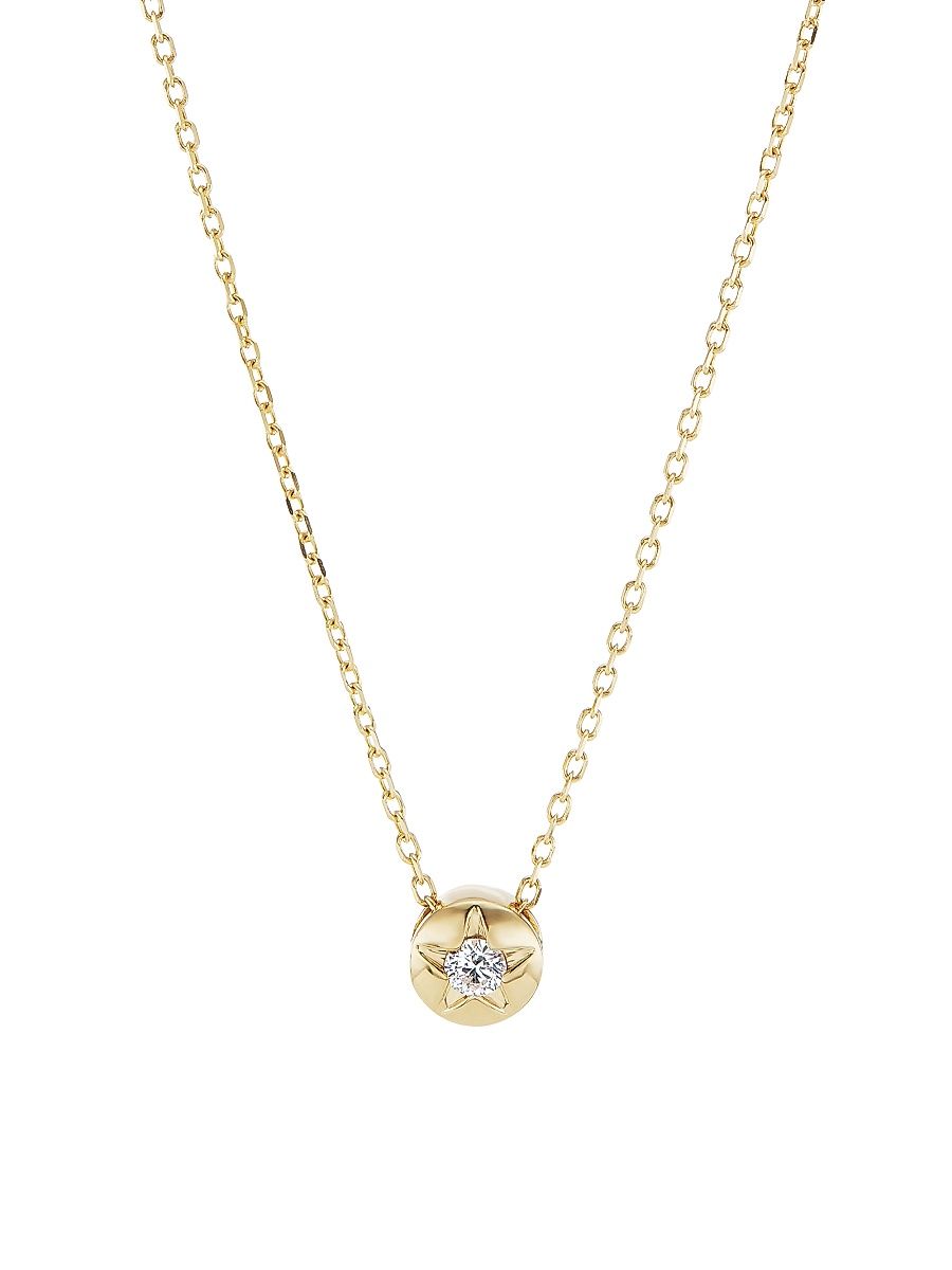 Women's Tarot L'imperatrice 18K Gold & Diamond Star Necklace - Yellow Gold