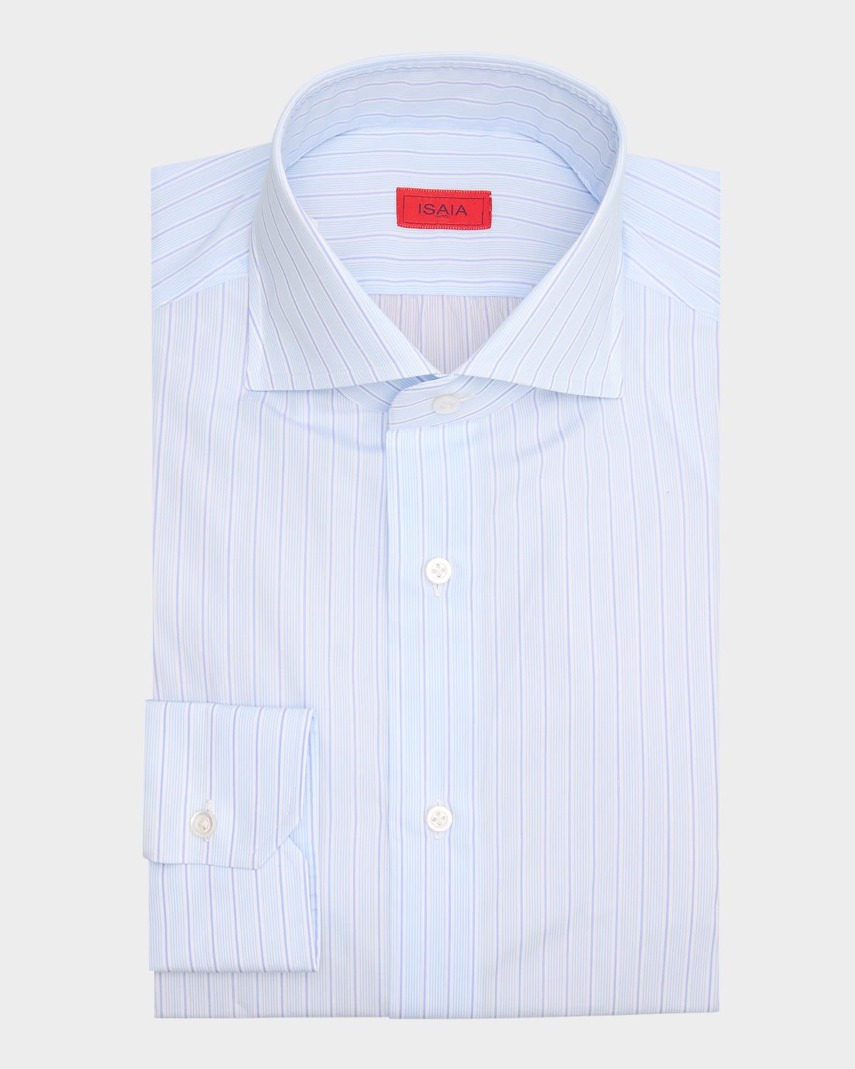 Men & apos;s Cotton Multi-Stripe Dress Shirt