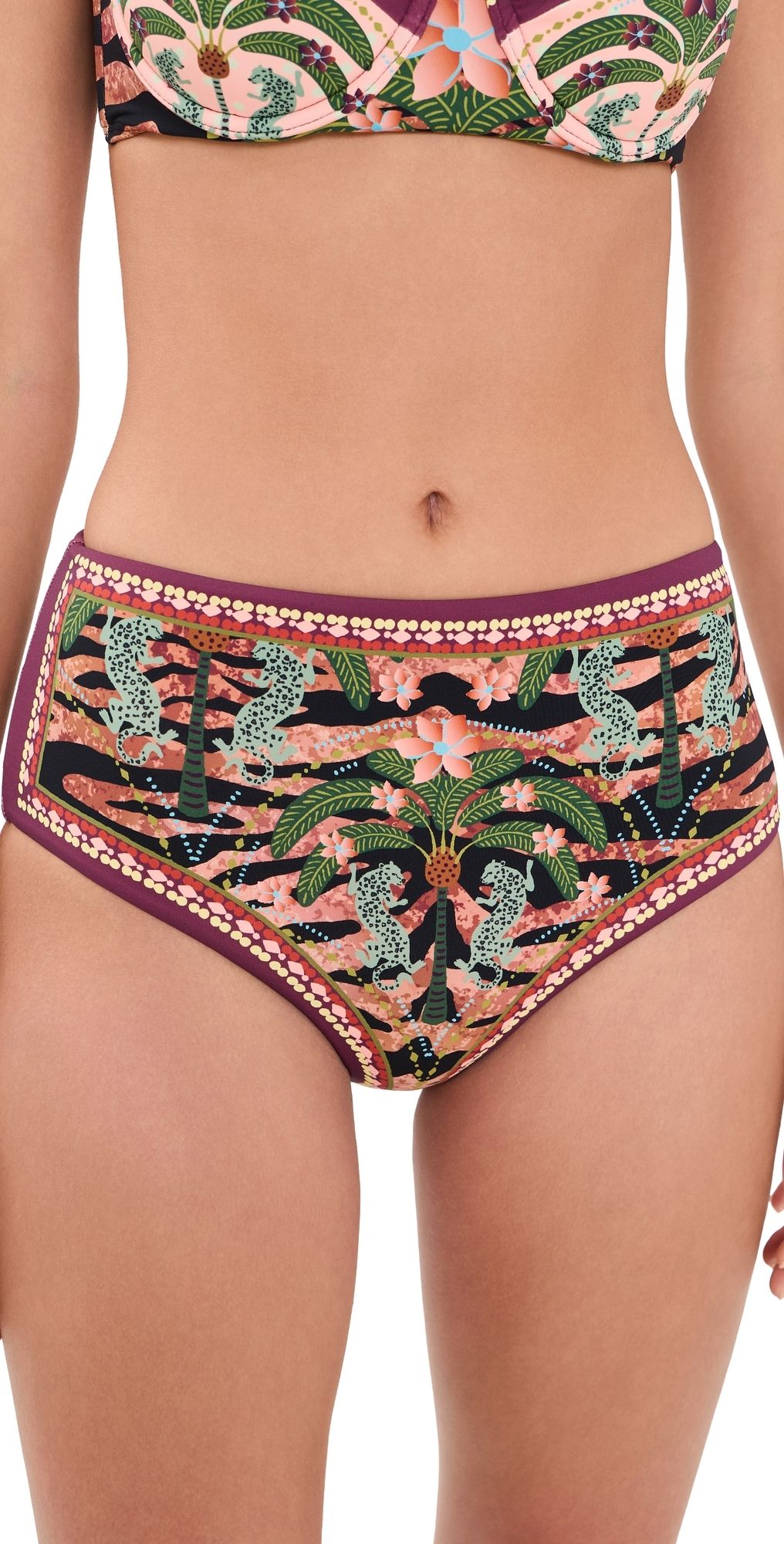 Beach Riot Marcella Bikini Bottoms Deep Jungle XL