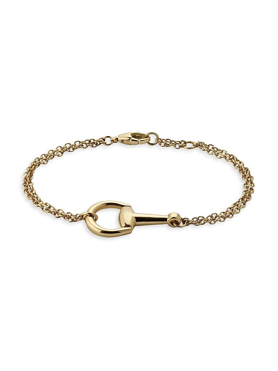 Horsebit 18K Yellow Gold Chain Bracelet - Yellow Gold