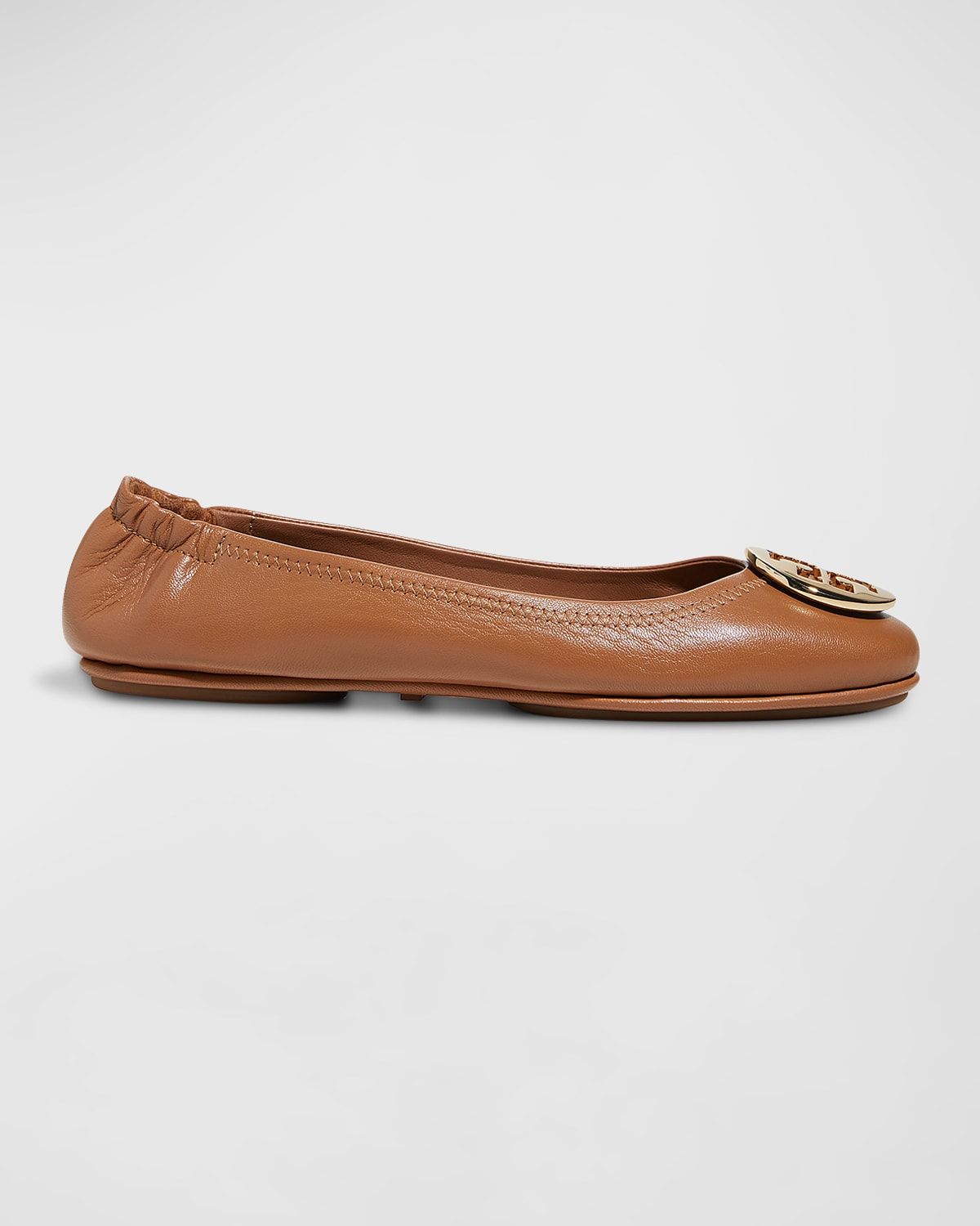 Minnie Travel Leather Ballet Flats