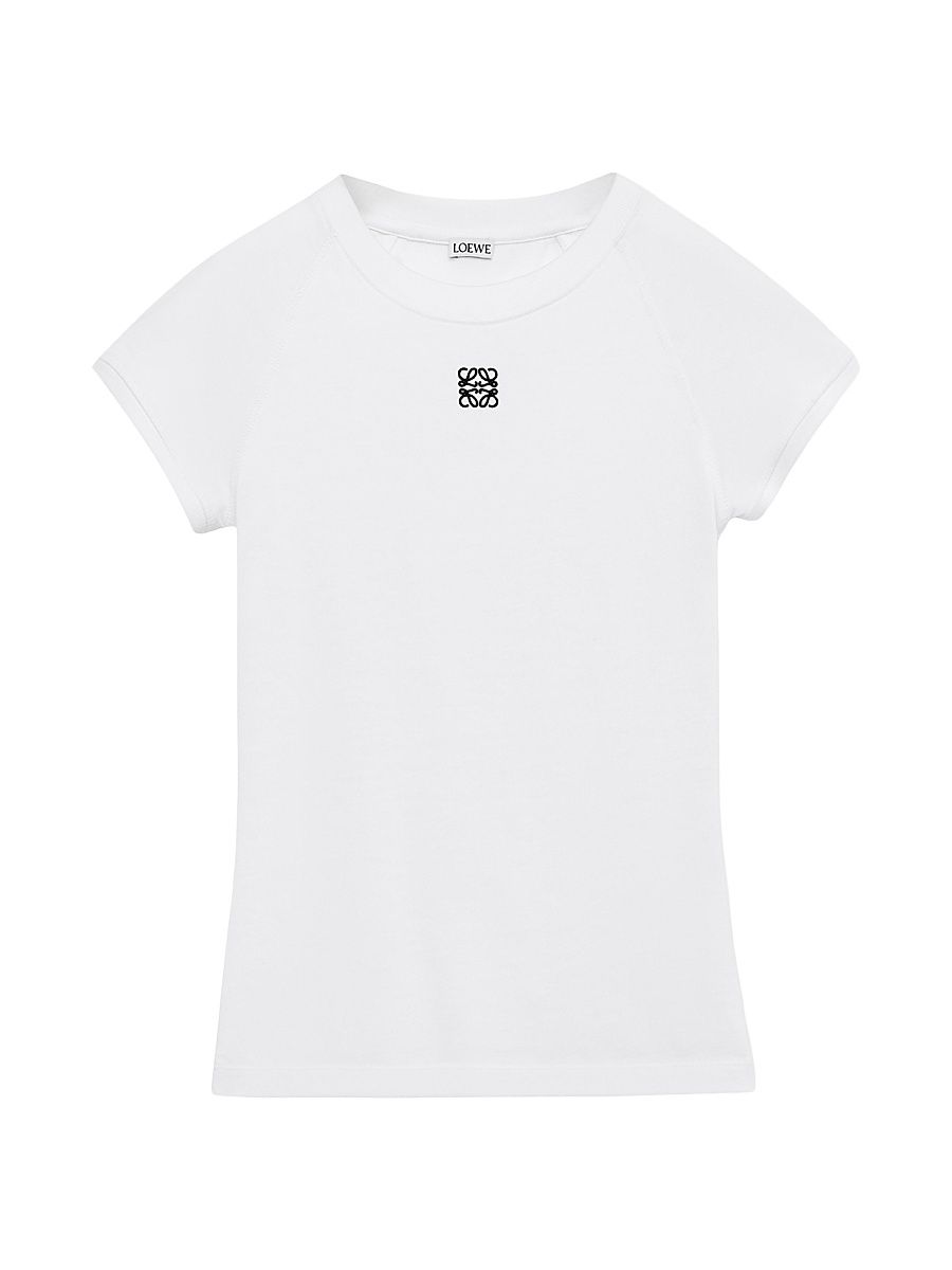 Women's Small-Fit Logo T-Shirt - White - Size Large