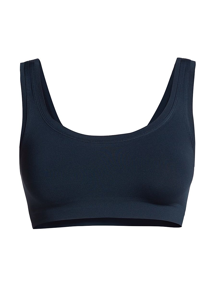 Women's Touch Feeling Crop Top - Deep Navy - Size Medium