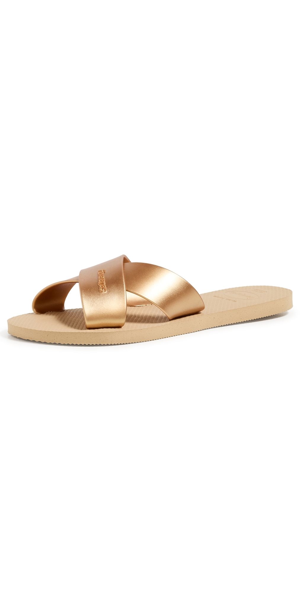 Havaianas Aqua Metallic Sandals Golden 6