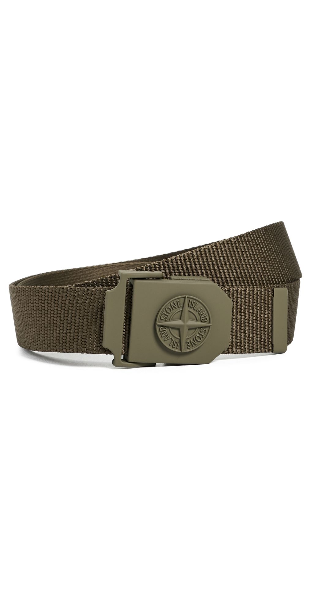 Stone Island Tape Belt Military Green 100