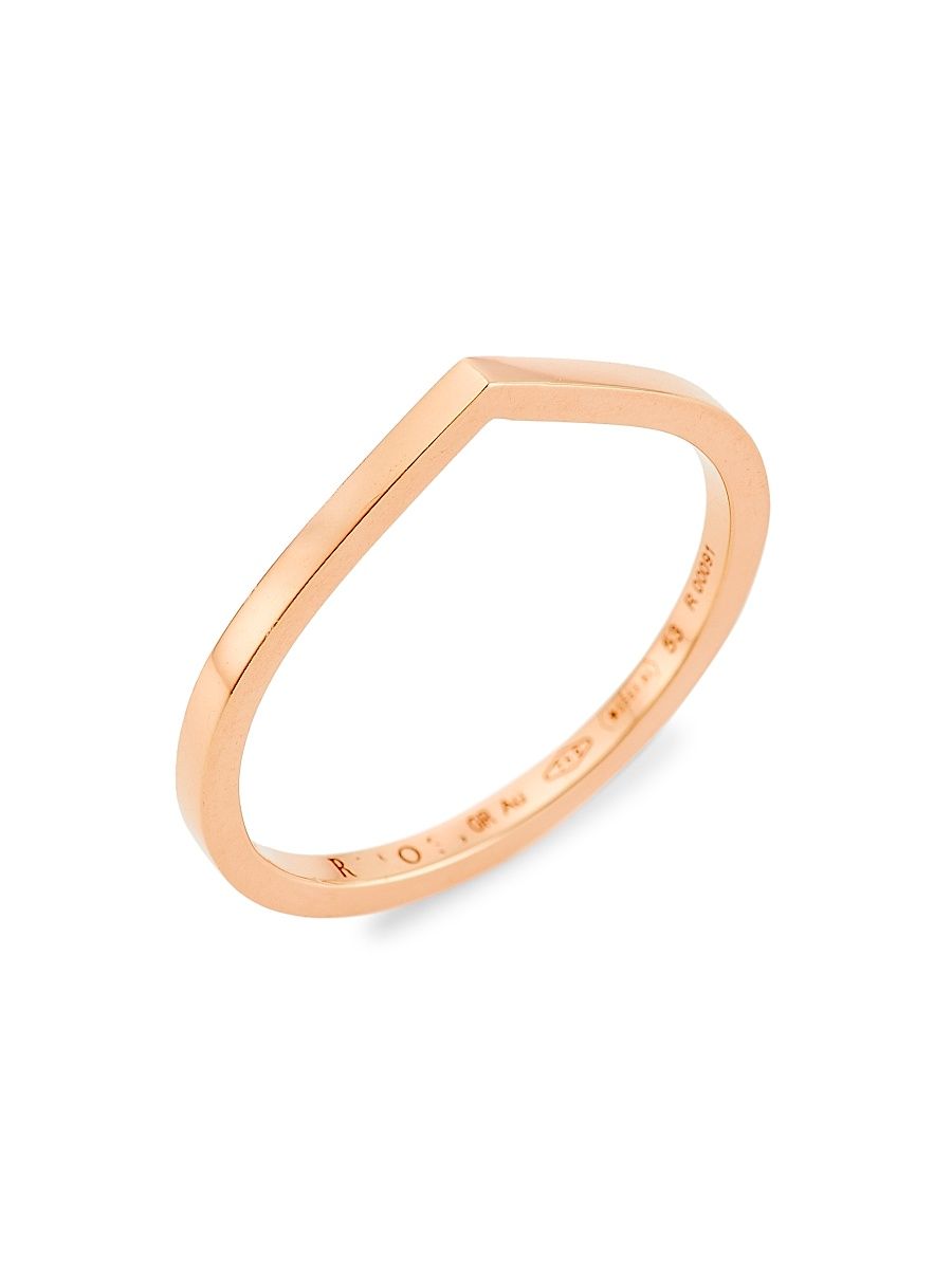 Women's Antifer 18K Rose Gold Ring - Rose Gold - Size 5.75
