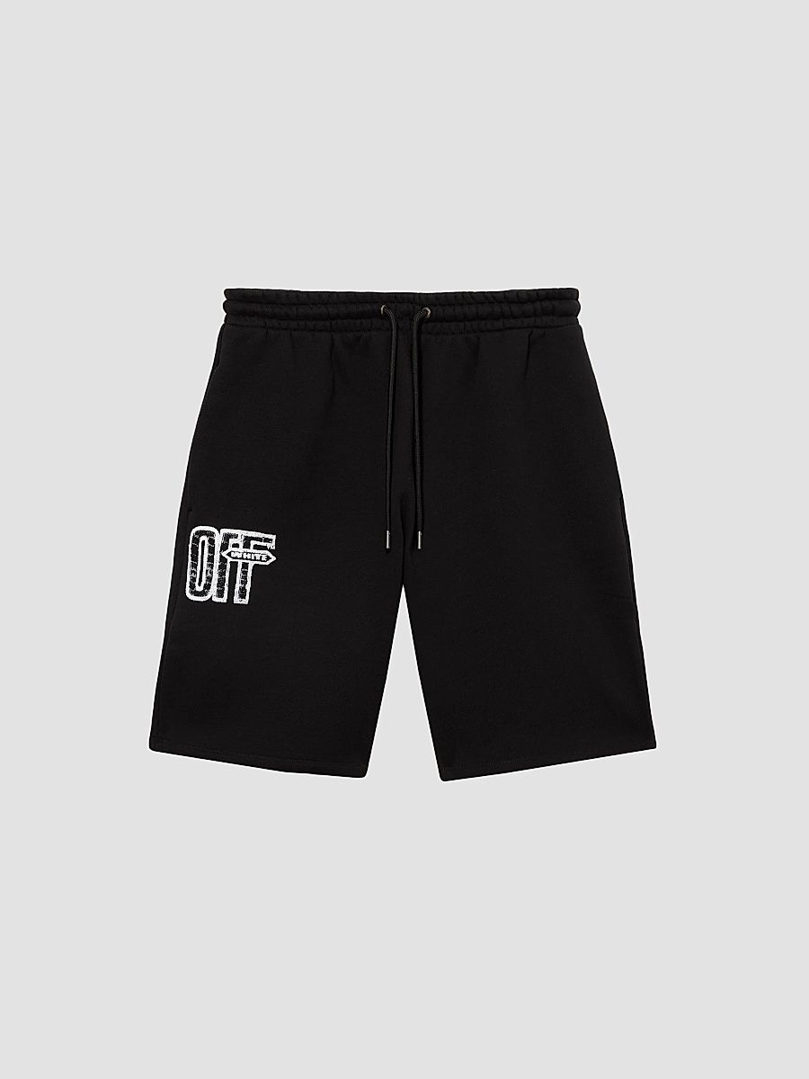 Men's Motion Arrow Skate Sweatshorts - Black - Size XXL