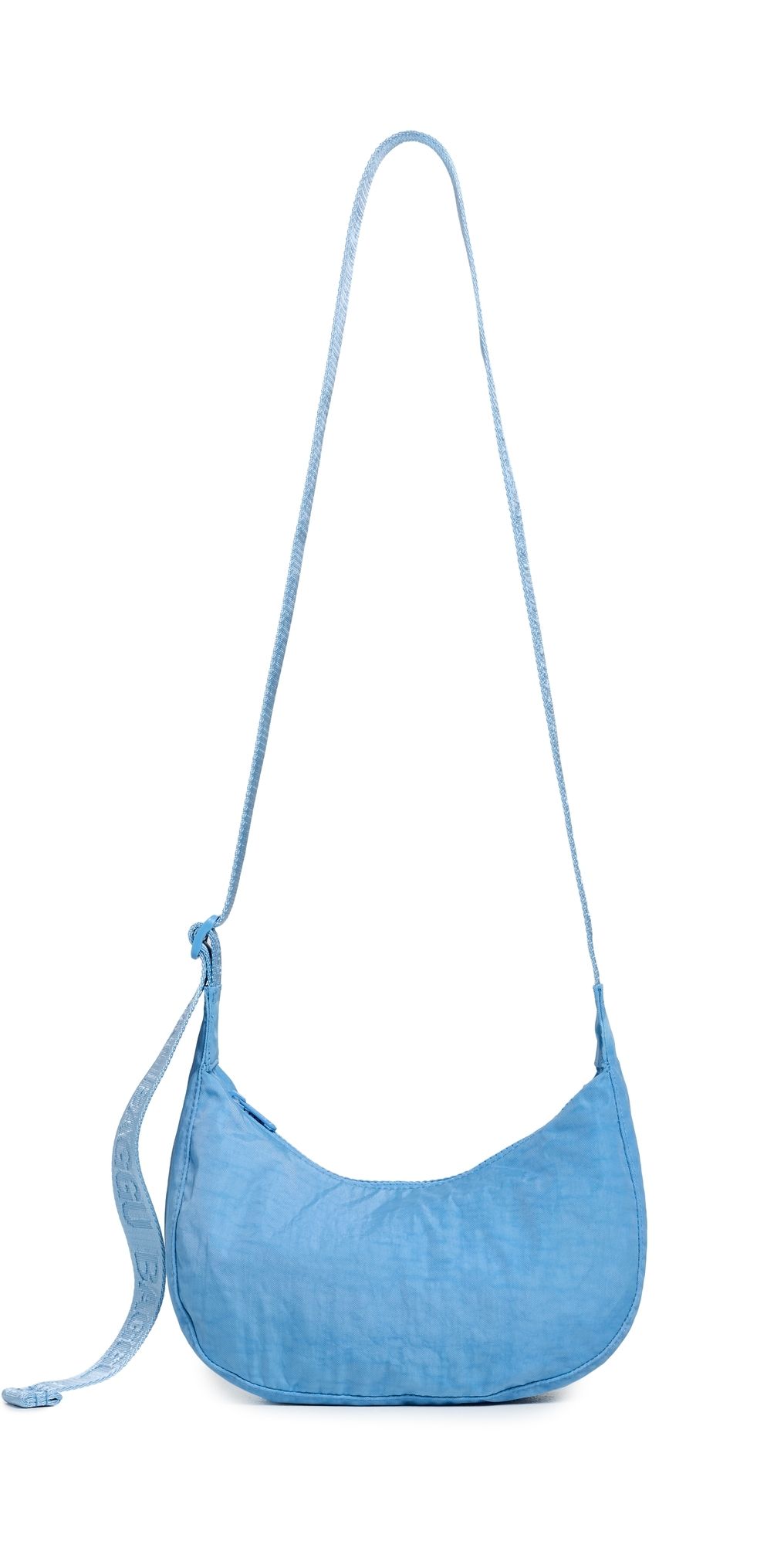 BAGGU Small Nylon Crescent Shoulder Bag Piscine One Size
