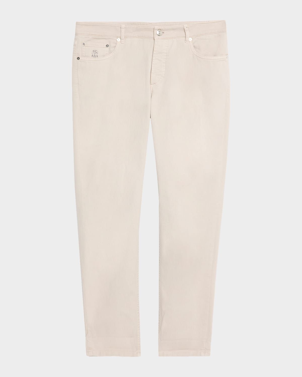 Men & apos;s Garment-Dyed Cotton Five-Pocket Pants