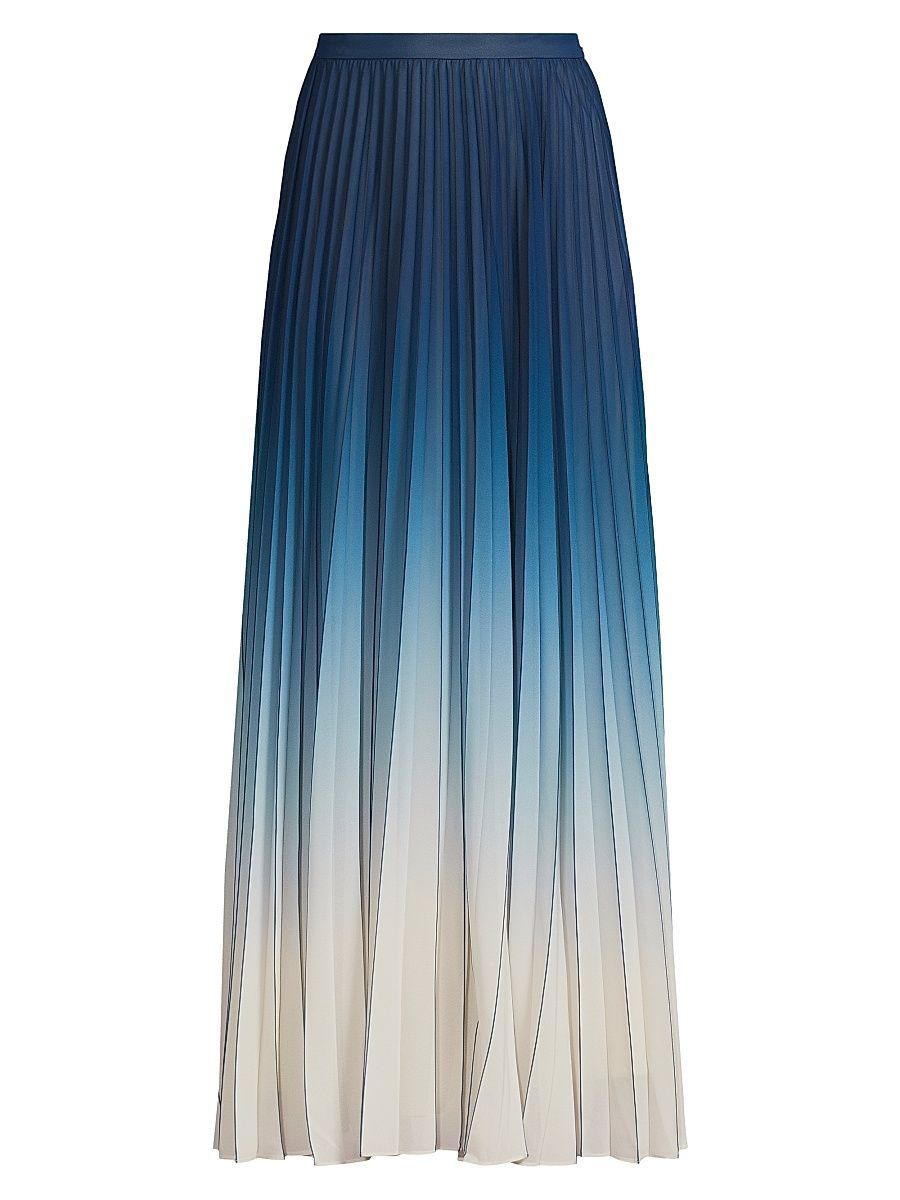 Women's Lila Ombré Maxi Skirt - Cosmic Blue Ombre - Size 8