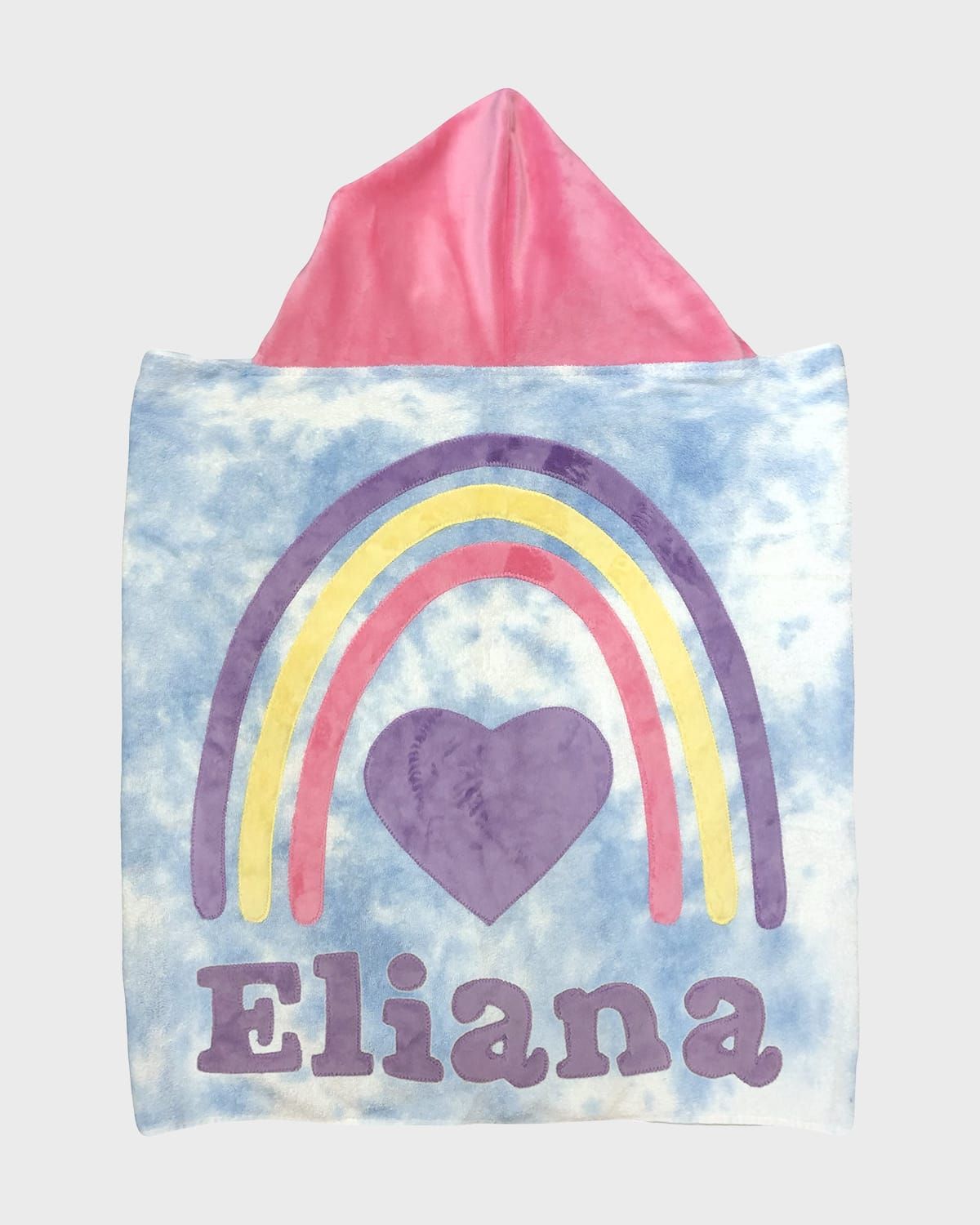 Girl & apos;s Rainbow of Love Towel, Personalized