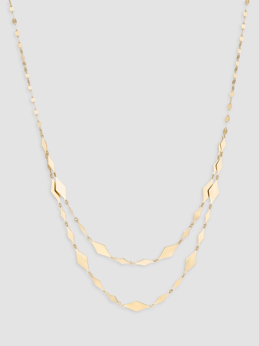 Lana Women's 14K Yellow Gold Double-Strand Kite Chain Necklace - Yellow Gold