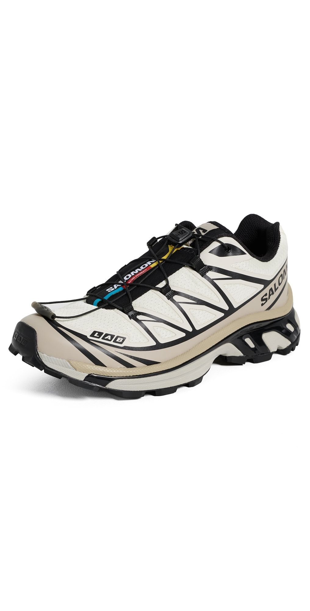 Salomon XT-6 Sneakers Vanilla Ice/Black/Silver Cloud M 8/ W 9