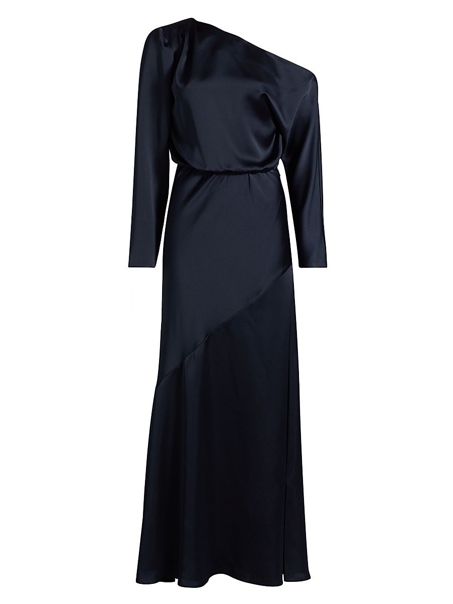 Women's Damiris One-Shoulder Gown - Navy - Size 4